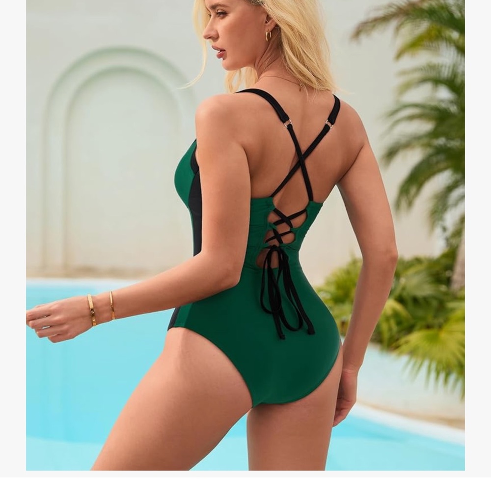 Womens Tummy Control One Piece Swim